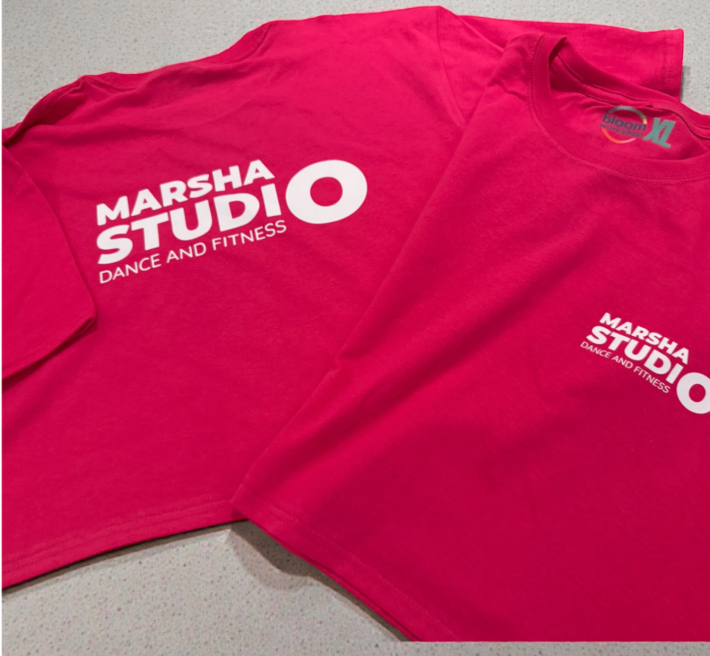 Camisetas Marsha Studio Dance and Fitness fucsia
