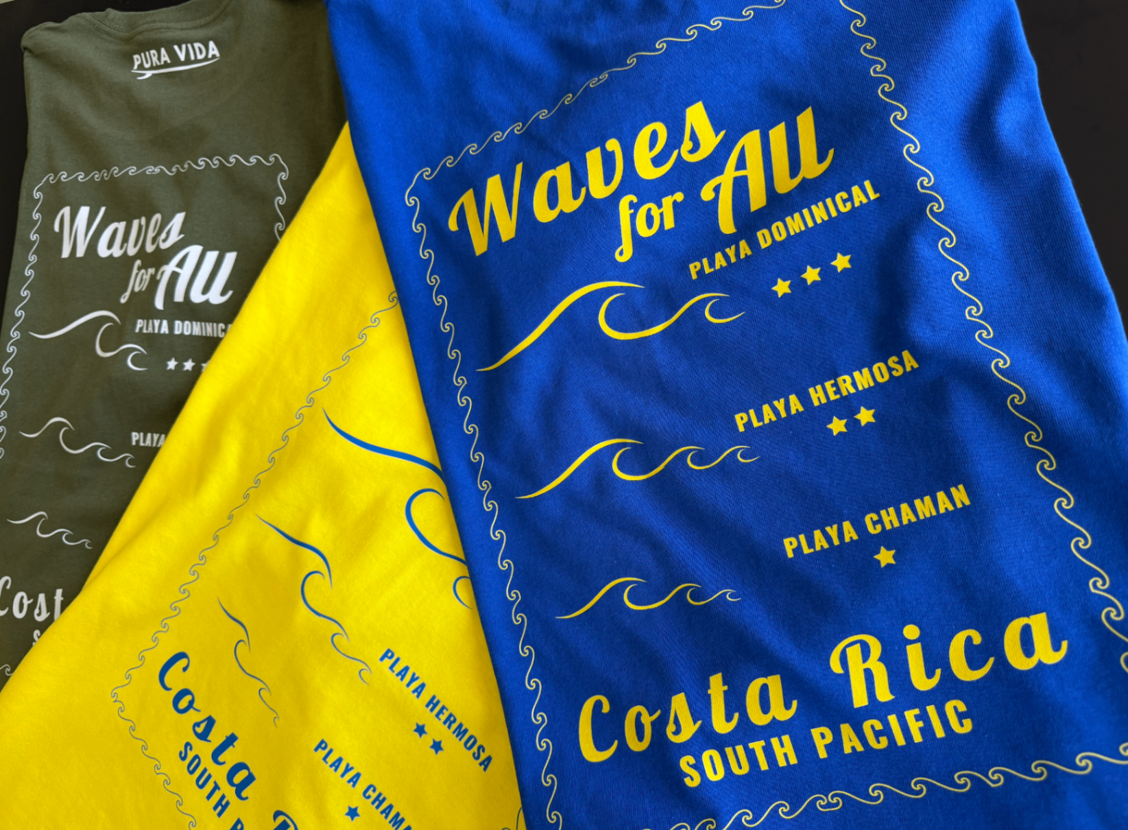 Camisetas Waves for All Costa Rica South Pacific