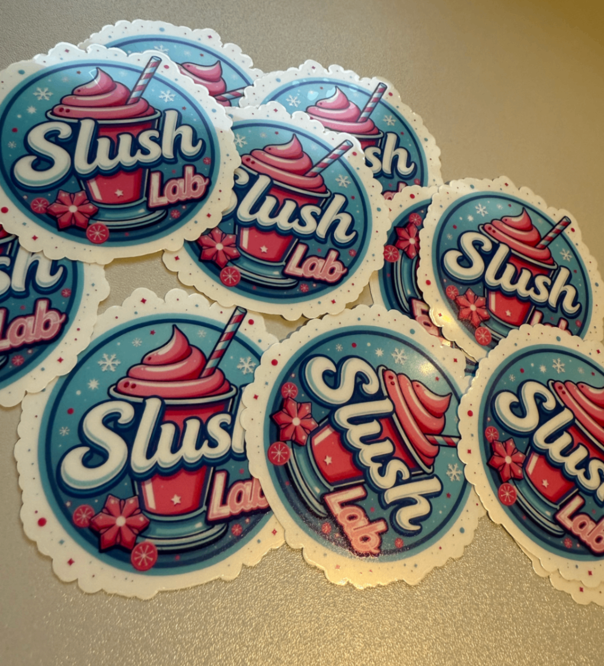 Stickers troquelados Slush Lab